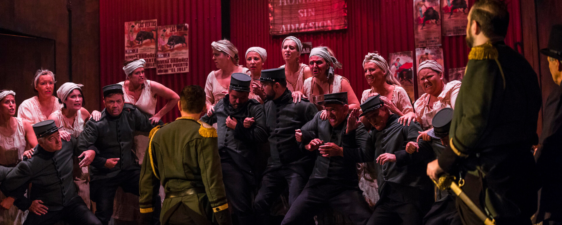 Bilde fra operaen Carmen i Kristiansund. Foto: OiK Operaen i Kristiansund